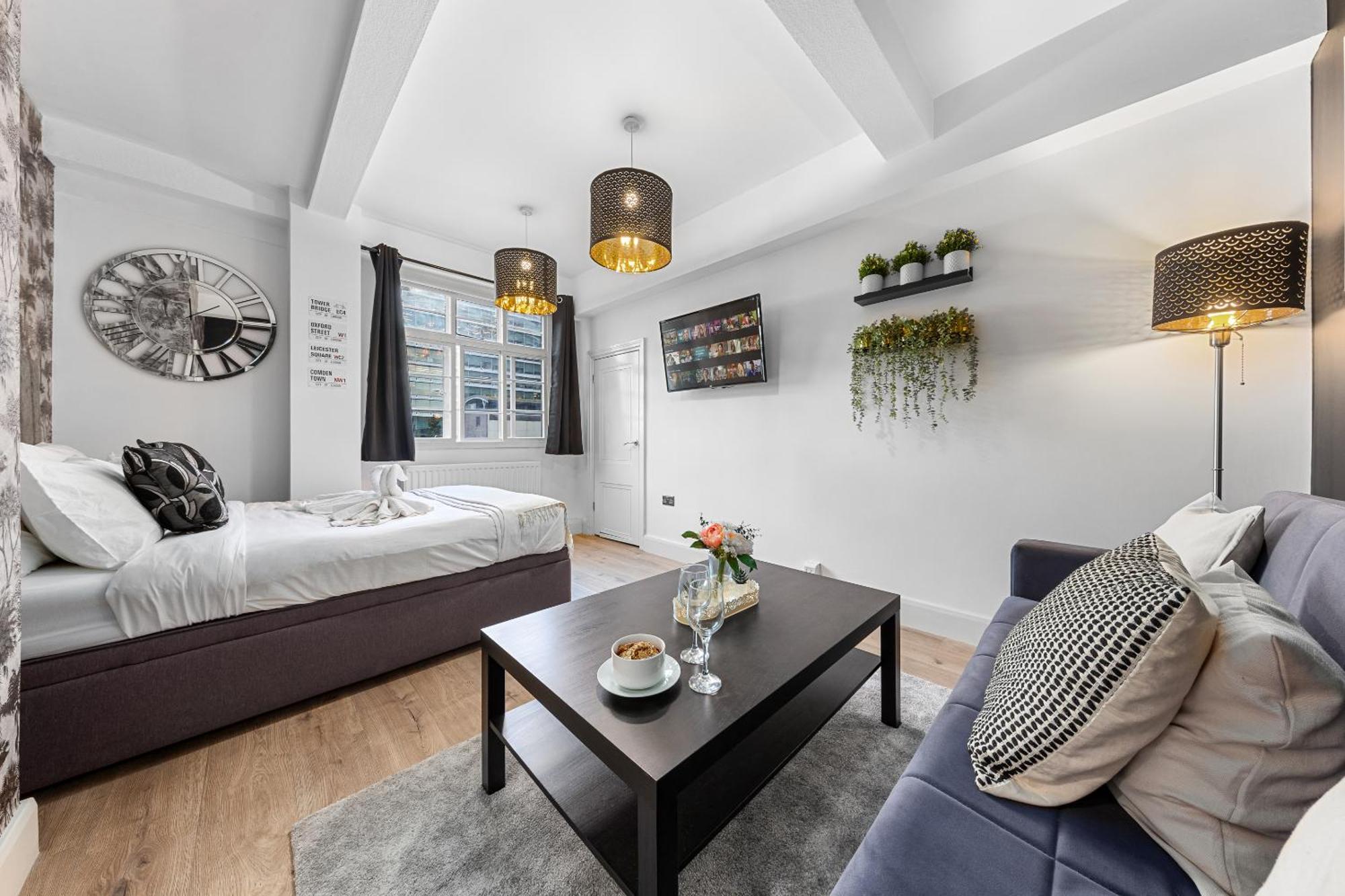 Central London Luxury, Relaxing Apartment! 2 Mins From Paddington Station! Bagian luar foto