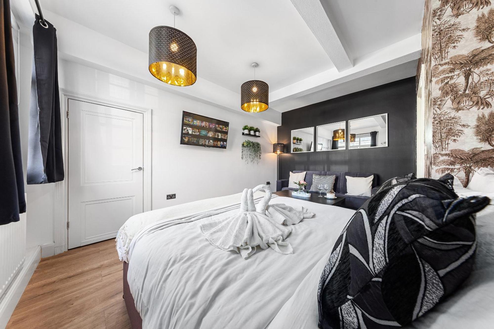 Central London Luxury, Relaxing Apartment! 2 Mins From Paddington Station! Bagian luar foto