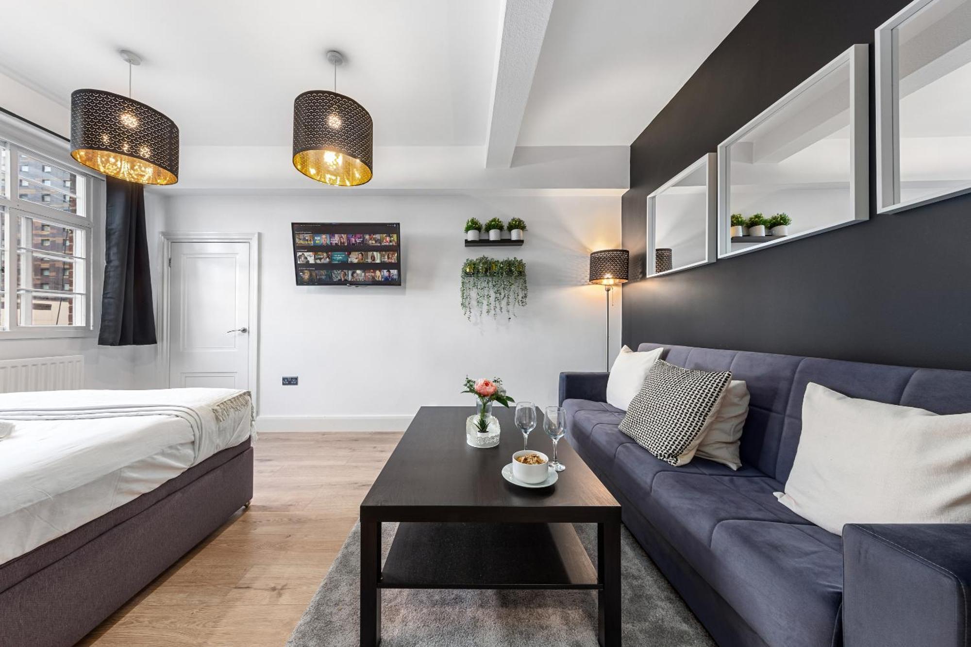 Central London Luxury, Relaxing Apartment! 2 Mins From Paddington Station! Bagian luar foto