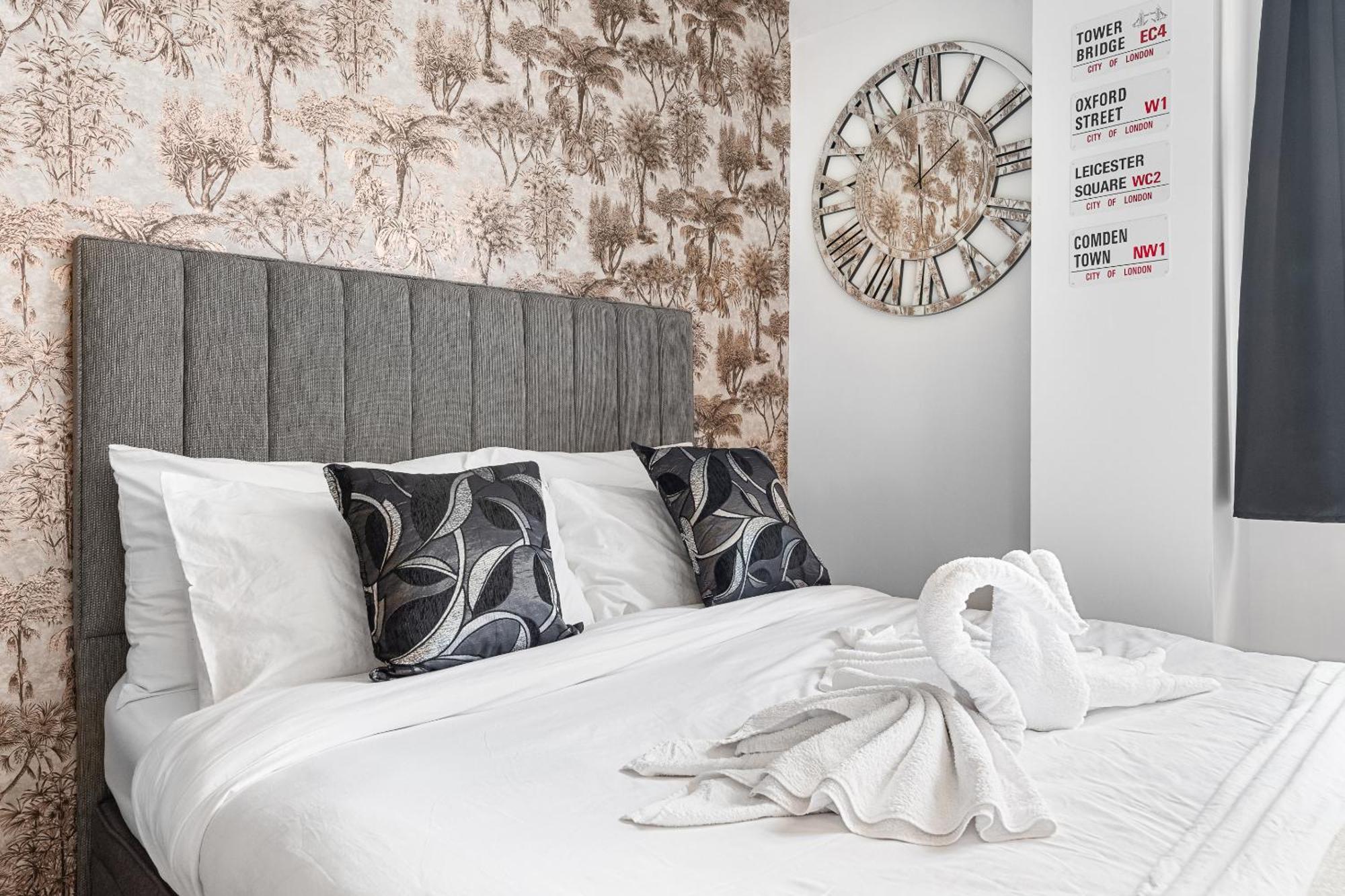Central London Luxury, Relaxing Apartment! 2 Mins From Paddington Station! Bagian luar foto