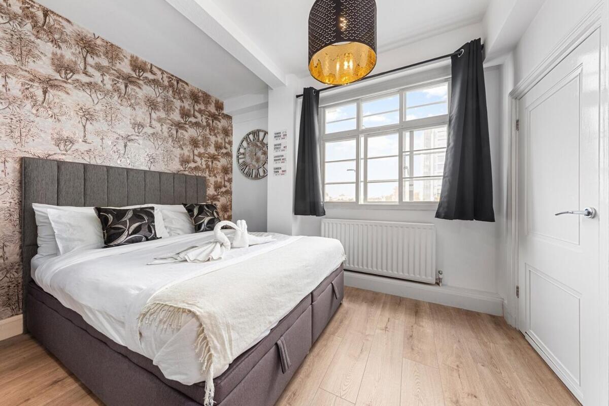 Central London Luxury, Relaxing Apartment! 2 Mins From Paddington Station! Ruang foto