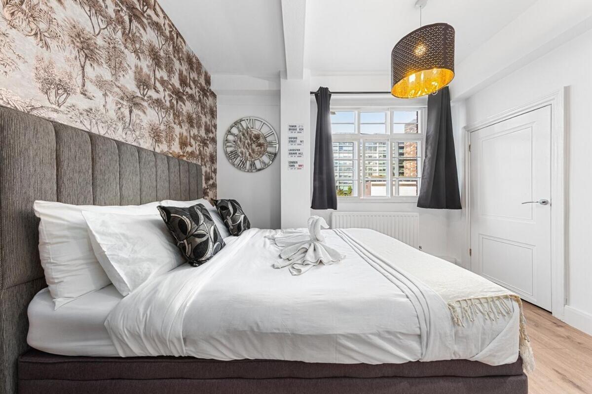 Central London Luxury, Relaxing Apartment! 2 Mins From Paddington Station! Ruang foto